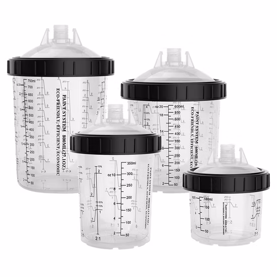 Система окраски Чашка для смешивания краски Одноразовый пистолет-распылитель