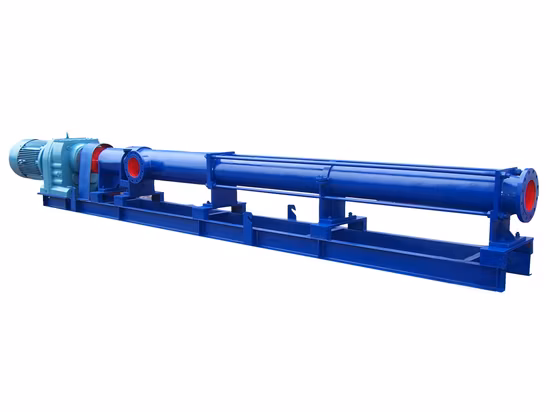 Санитарный передвижной винтовой насос из нержавеющей стали